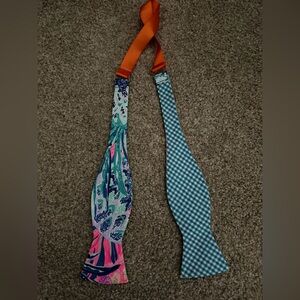 Lilly Pulitzer men’s bow tie custom made with Lilly fabrics